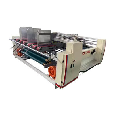 Gluer de carpeta de doble pieza semiautomático de alta velocidad para pegamento de carpeta de caja corrugada
