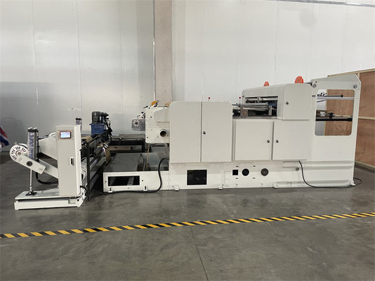 Hoja de papel rotativa con motor de corte de 3.0KW y peso máximo del rodillo de 1200KG