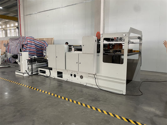 Hoja de papel rotativa con motor de corte de 3.0KW y peso máximo del rodillo de 1200KG