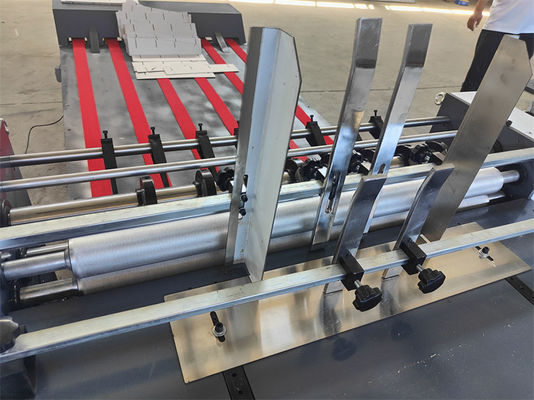Máquina de cartón para la fabricación de cajas de cartón con partición corrugada semiautomática de 380 V