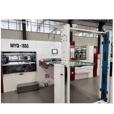 Máquina automática de corte por diecuting de superficie plana de alta velocidad para cajas de cartón corrugado
