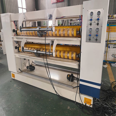 NC Cortar de doble capa de corte helical cruzado máquina de corte de cartón corrugado de hoja