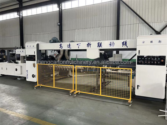 2500 KG de peso Máquina de impresión Flexo Fabricación con cartón de carpeta Diseño de la máquina de pegamento