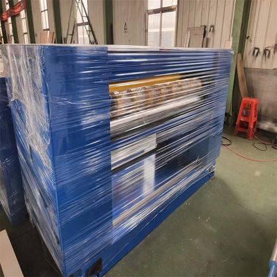 Cortador transversal helicoidal de doble capa de 3000 kg para el corte de cartón ondulado