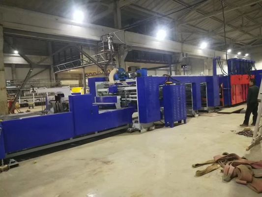 2500 KG Hebei Liheng completamente automático en línea Flexo Impresión Slotting Die Cutter con carpeta en línea Gluer Bundler Machine