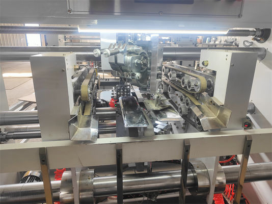 Tipo de embalaje de película Máquina de costura de doble servo para la fabricación avanzada de cajas de cartón
