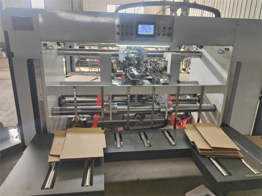 Tipo de embalaje de película Máquina de costura de doble servo para la fabricación avanzada de cajas de cartón