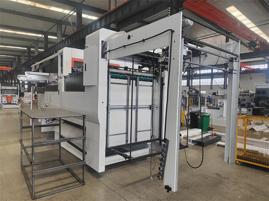 Máquina automática de corte y extracción por matrices para impresión de cartón