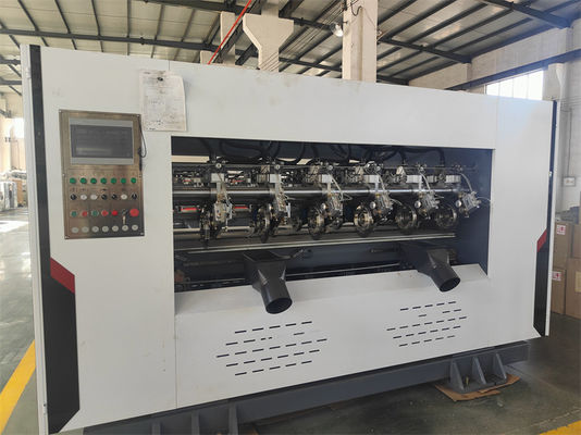 Máquina de corte y puntería de cuchilla fina Nc totalmente automática para la línea de producción de cajas de pizza