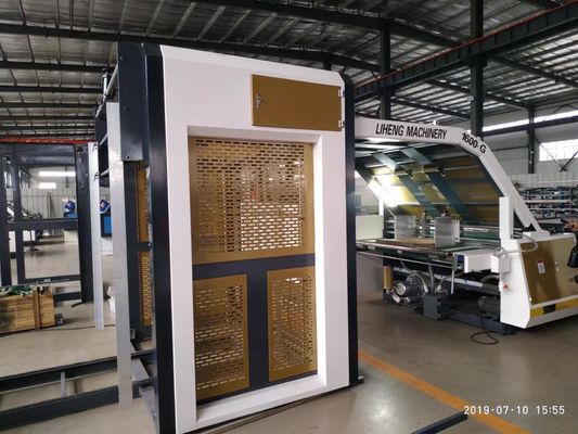 Máquina de laminado de cartón de flauta para cajas de cartón