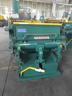Máquina de corte de cartón corrugado manual con calificación semiautomática