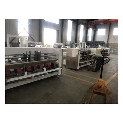 Máquina de pegado automática plegable de cartón para material de embalaje de madera