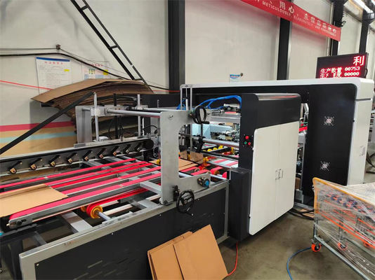 380v Voltado completo automático cartón corrugado cartón cartón caja de cartón Flexo carpeta pegamento