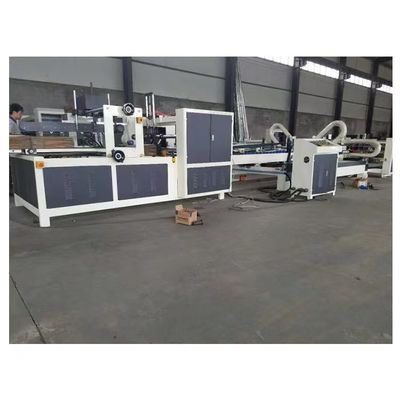 380v Voltado completo automático cartón corrugado cartón cartón caja de cartón Flexo carpeta pegamento