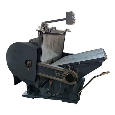 Máquina de corte a presión manual china para cajas de cartón corrugado con accionamiento eléctrico