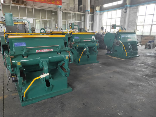 Máquina de corte a presión manual china para cajas de cartón corrugado con accionamiento eléctrico