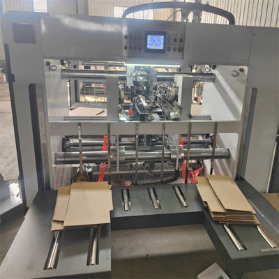 Máquina de costura de cartón de doble clavo semiautomática para las necesidades de moldeo de papel