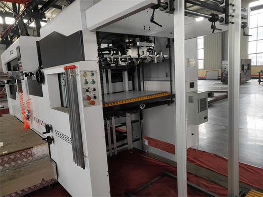 Máquina automática de recorte a presión de tablero corrugado de cama plana con alta precisión