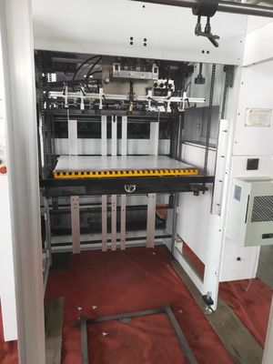 Máquina automática de recorte a presión de tablero corrugado de cama plana con alta precisión