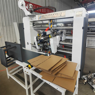 3200 KG Máquina de costura semiautomática de dos piezas para la fabricación de cajas corrugadas