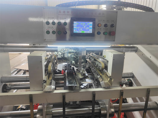 Máquina de coser semiautomática de dos piezas para la fabricación de cajas onduladas