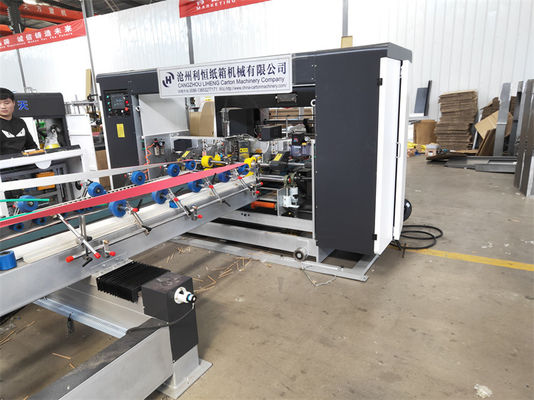 Máquina de pegamento de carpetas de cartón totalmente automática para el embalaje rápido y preciso de productos