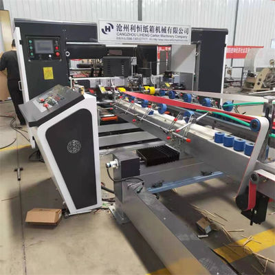 Gluer automático de carpetas para coser cajas de cartón 13T peso neto para satisfacer las necesidades de los clientes