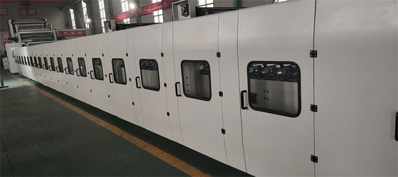 Máquina de fabricación automática de cajas corrugadas de alta velocidad de 3 plies último modelo y rendimiento