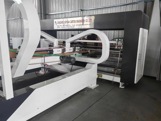 Gluer automático para carpetas de cartón con accionamiento eléctrico para material de embalaje de plástico