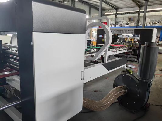 Gluer automático para carpetas de cartón con accionamiento eléctrico para material de embalaje de plástico
