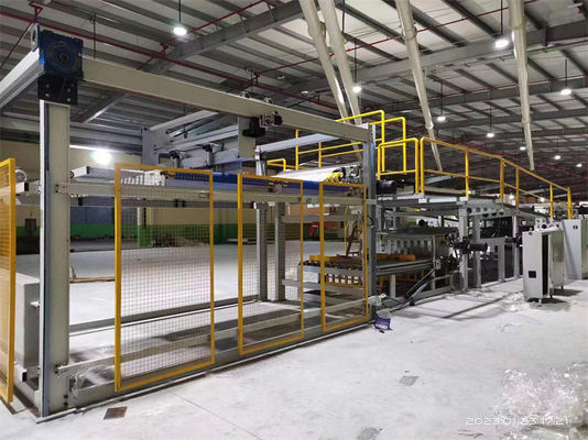 Línea de embalaje eléctrica para la producción y embalaje de cajas de cartón corrugado de 5 capas
