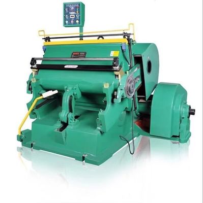 Semi-automático 380V Stock manual de papel de placas de corte y grabado de máquina para su