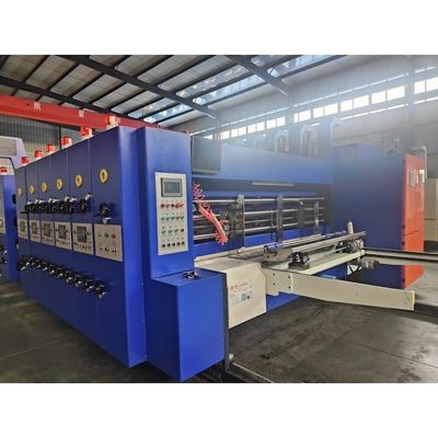 150-200 Pcs/min Velocidad de cartón corrugado de corte a presión Flexo máquina de impresión 1000 KG peso