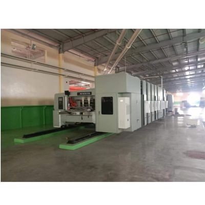 1000 KG Peso 4 Impresora a color Slotter Impresión Flexo Slotting Máquina de corte a presión