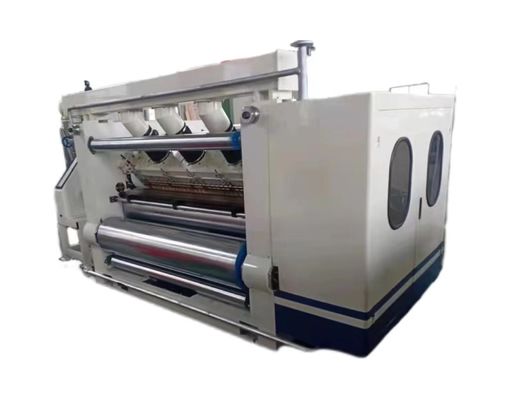 Línea de embalaje para 1600-2500 mm de ancho de acero inoxidable 3/5/7 de capa de cartón corrugado tipo cubo de cara única 380V