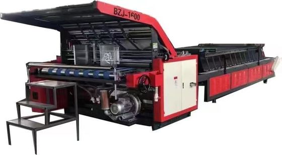 Máquina de laminado industrial semiautomática de cartón corrugado con flauta
