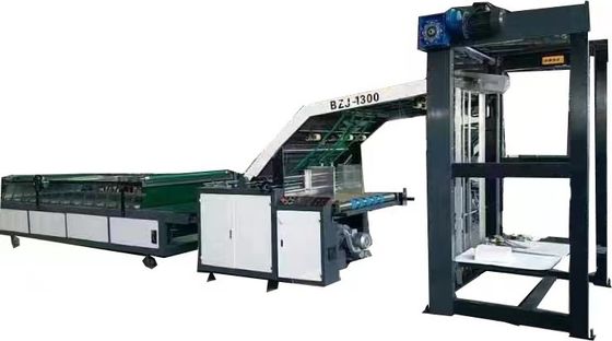 Máquina de laminado industrial semiautomática de cartón corrugado con flauta