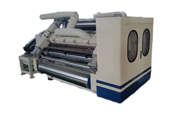 Máquina automática de cajas de cartón corrugado de doble capa con vacío para cartón de cartón