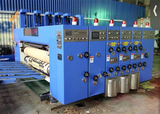 Máquina de corte automática de caja de cartón corrugado de impresión de ranuras a presión 1000 KG peso