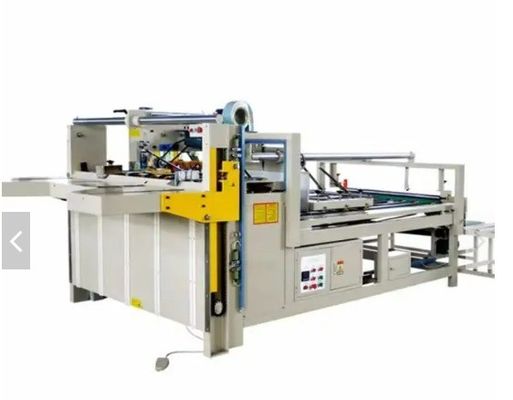 Máquina de limpieza de carpetas de papel de cartón semiautomática con sistema eléctrico de formación de papel