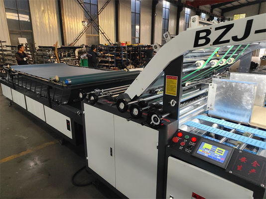 Máquina de laminado servo semiautomática para la laminación rápida de carillas en el procesamiento de cartón