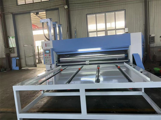 Cadenas de alimentación 2 Impresión a color Máquina de ranura para la producción de cartón corrugado