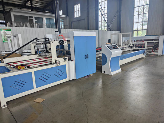 Máquina de pegamento de carpetas de cartón de cartón de voltaje 380v Máquina de pegamento automático plegable