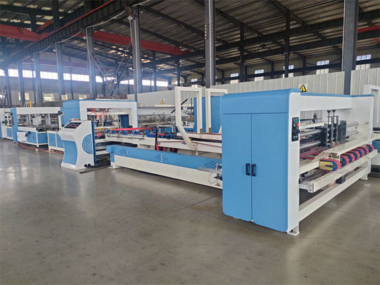 Máquina de pegamento de carpetas de cartón de cartón de voltaje 380v Máquina de pegamento automático plegable