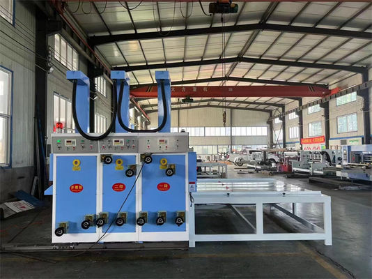 Cadenas de alimentación 2 colores Flexo Printer Slotter rotativo máquina de corte a presión para la solicitud del cliente