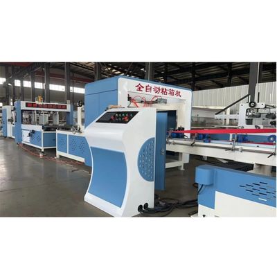 Precisión 45° Ángulo de las uñas pegamento automático de carpetas para cajas de cartón corrugado en chino