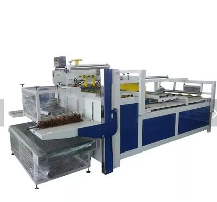 Máquina de moldeado de papel semiautomática de dos piezas pegamento de carpeta para cajas de pequeño tamaño