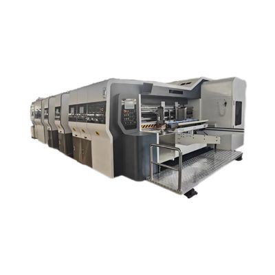 Máquina de impresión de cartón corrugado totalmente automática de corte a presión de 5000 KG