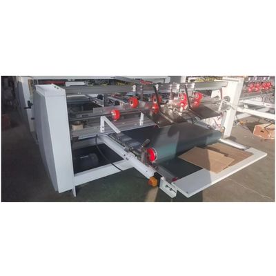 Máquina de pegamento de carpetas de doble pieza semiautomática de alta velocidad para tiendas de cartón