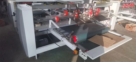 Máquina de limpieza de carpetas de cartón ondulado semiautomática de dos piezas de cartón de 380V para moldear papel